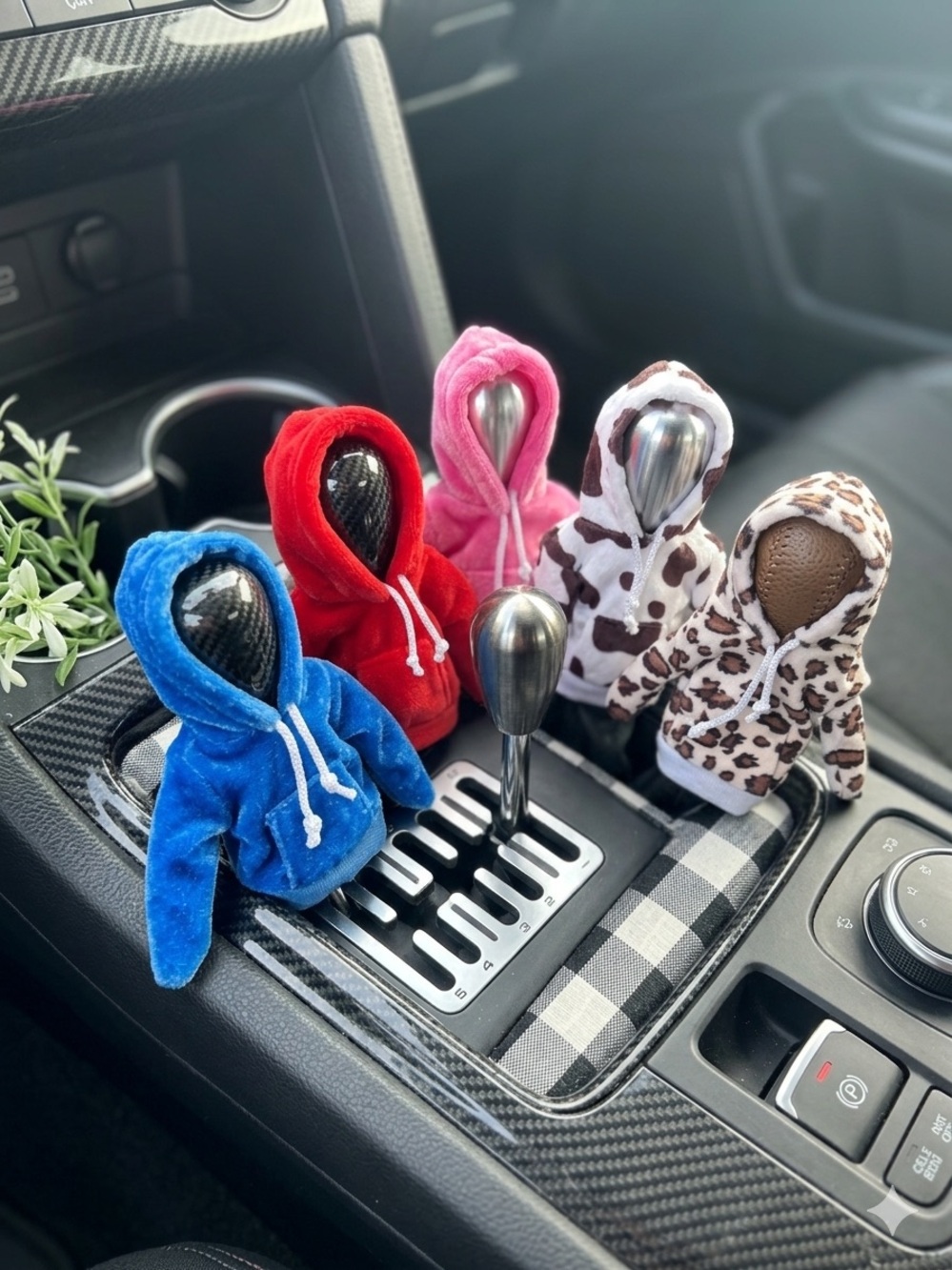 Plush Hoodie Car Gear Shift Hoodie